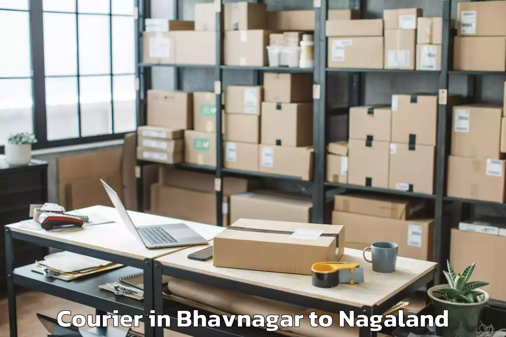 Reliable Bhavnagar to Angjangyang Courier